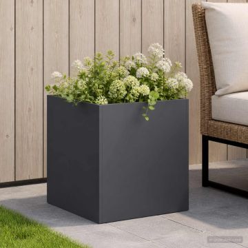 Vaso da giardino Antracite 25 x 25 x 25 cm