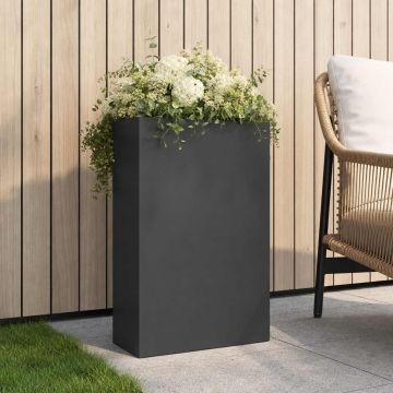 Vaso da giardino Antracite 50 x 20 x 75 cm