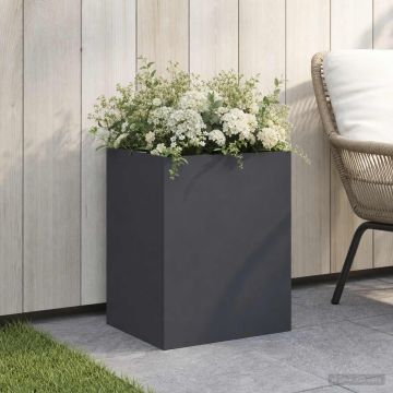 Vaso da giardino Antracite 40 x 30 x 50 cm