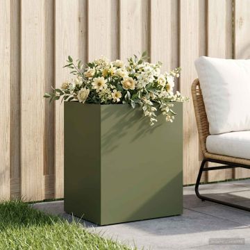 Vaso da giardino Verde Oliva 40 x 30 x 50 cm