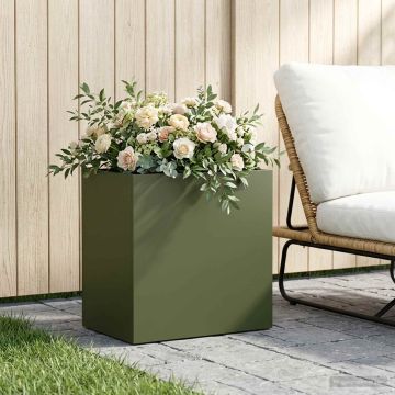 Vaso da giardino Verde Oliva 50 x 30 x 40 cm