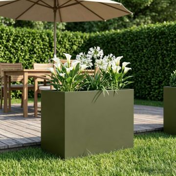 Vaso da giardino Verde Oliva 50 x 40 x 50 cm