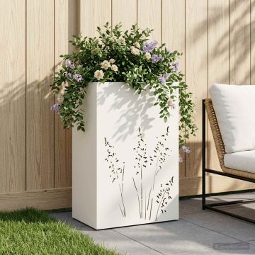 Vaso da giardino Bianco 50 x 30 x 75 cm