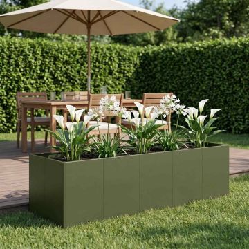 Vaso da giardino Verde Oliva 200 x 80 x 60 cm