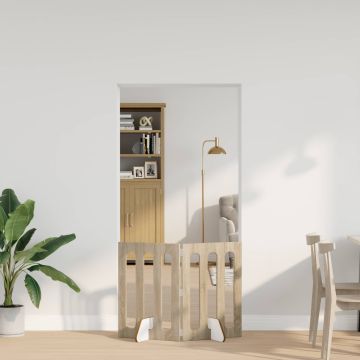 Recinto pieghevole per animali 2 pz Rovere Sonoma