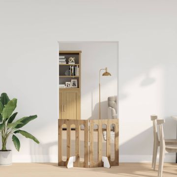 Recinto pieghevole per animali 2 pz Rovere Artigianale