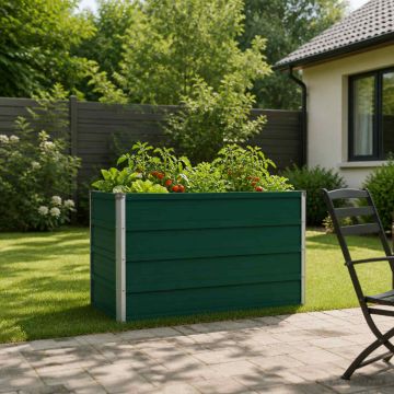 Letto rialzato da giardino Verde 100 x 40 x 55 cm