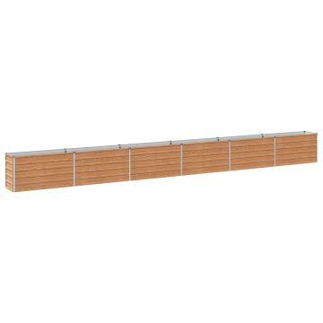 Letto rialzato da giardino Marrone legno 600 x 40 x 55 cm