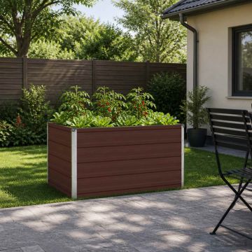 Letto rialzato da giardino Marrone 100 x 80 x 55 cm