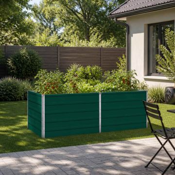 Letto rialzato da giardino Verde 160 x 80 x 55 cm