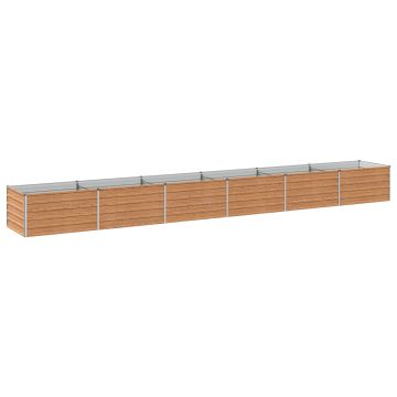 Letto rialzato da giardino Marrone legno 600 x 80 x 55 cm