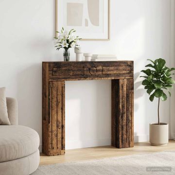 Cornice per camino Legno antico 102 x 18 x 100,5 cm