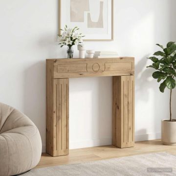Cornice per camino Rovere Artigianale 102 x 18 x 100,5 cm