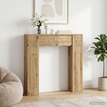 Cornice per camino Rovere Artigianale 102 x 20 x 102 cm