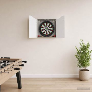 Armadio per Dartboard Grigio Cemento 56 x 12 x 63 cm