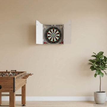 Armadio per Dartboard Sonoma grigio 56 x 12 x 63 cm