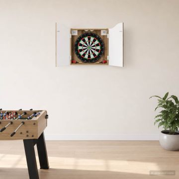 Armadio per Dartboard Rovere Artigianale 56 x 12 x 63 cm