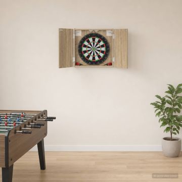 Armadio per Dartboard Rovere Sonoma 56 x 12 x 53,5 cm