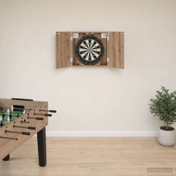Armadio per Dartboard Rovere Artigianale 56 x 12 x 53,5 cm