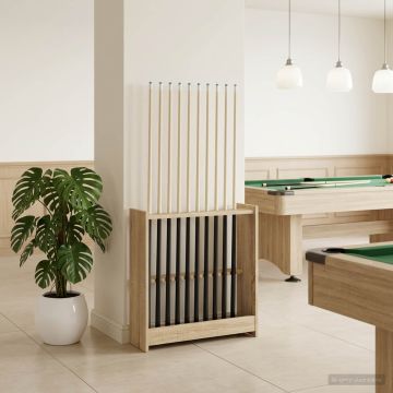 Supporto per stecche da biliardo Legno ingegnerizzato Sonoma