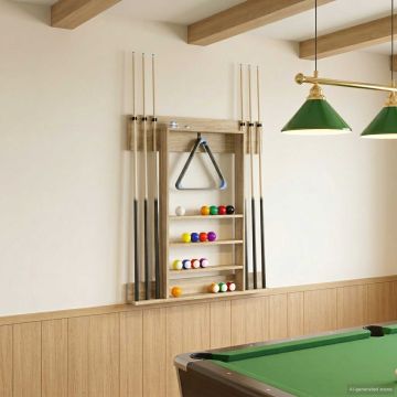 Supporto per stecche da biliardo Legno ingegnerizzato Sonoma