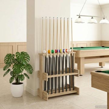 Supporto per stecche da biliardo Legno ingegnerizzato Sonoma