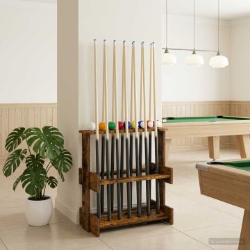 Supporto per stecche da biliardo Legno ingegnerizzato