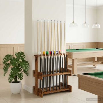 Supporto per stecche da biliardo Legno ingegnerizzato