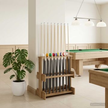 Supporto per stecche da biliardo Legno ingegnerizzato