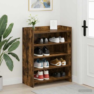 Mobile per scarpe Rovere Fumo 73,5 x 36 x 92 cm