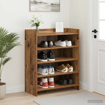 Mobile per scarpe Legno antico 73,5 x 36 x 92 cm