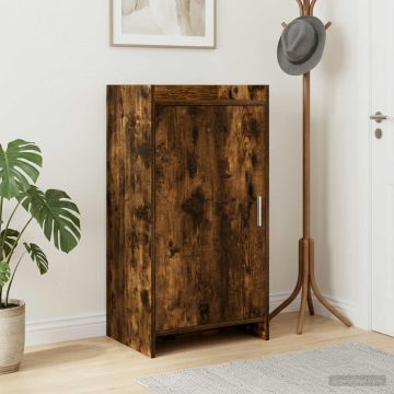 Mobile per scarpe con archiviazione Rovere Fumo 48 x 36 x 92 cm