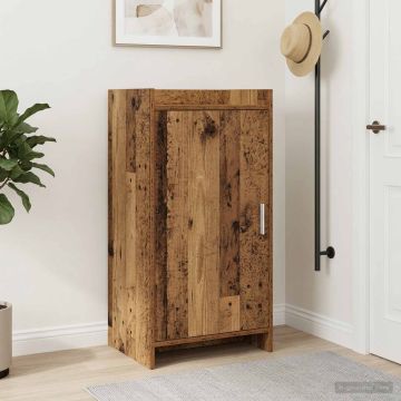 Mobile per scarpe con porta Legno antico 48 x 36 x 92 cm