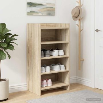 Mobile per scarpe Rovere Sonoma 48 x 36 x 92 cm