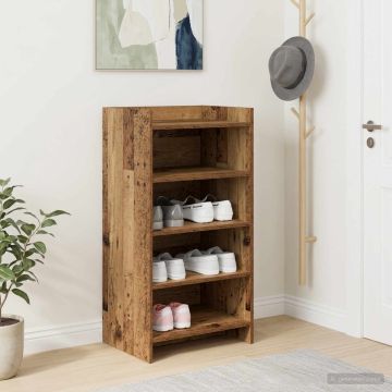 Mobile per scarpe Legno antico 48 x 36 x 92 cm