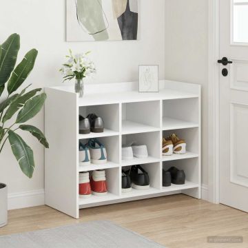 Mobile per scarpe Bianco 85 x 39,5 x 70 cm Legno ingegnerizzato