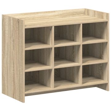 Mobile per scarpe Rovere Sonoma 85 x 39,5 x 70 cm