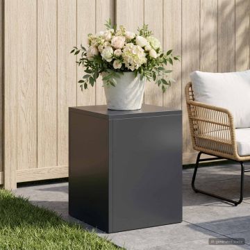 Supporto per piante Antracite 30 x 30 x 40 cm Acciaio Inox
