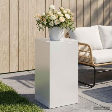 Supporto per piante Bianco 30 x 30 x 60 cm Acciaio
