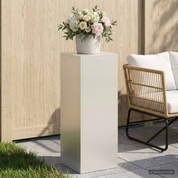 Supporto per piante Bianco 30 x 30 x 80 cm Acciaio