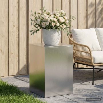 Supporto per piante Argento 40 x 40 x 60 cm Acciaio