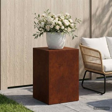 Supporto per piante Ruggine 40 x 40 x 60 cm Acciaio Corten
