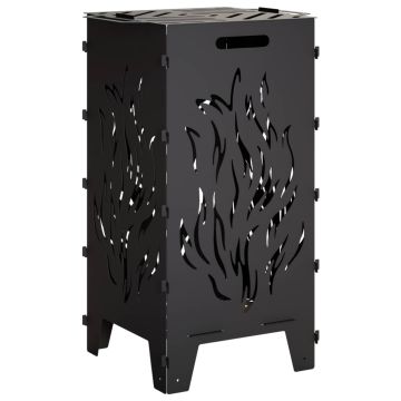 Focolare Nero 47 x 38 x 75 cm Acciaio