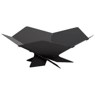 Focolare Nero 53 x 53 x 18,5 cm Acciaio