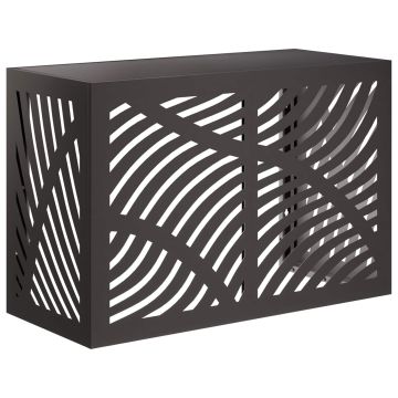 Copertura per condizionatore d'aria Nero 90 x 40 x 60 cm