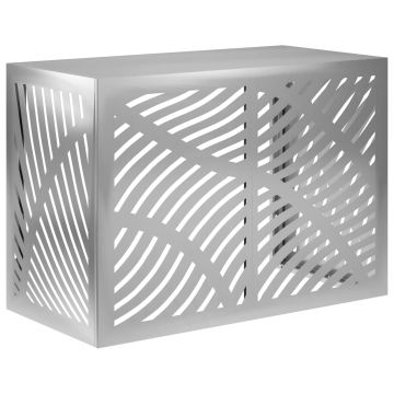 Copertura per condizionatore d'aria Argento 100 x 50 x 70 cm