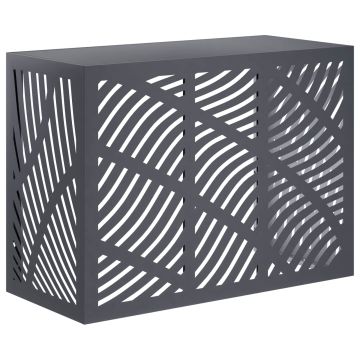 Copertura per condizionatore d'aria Antracite 110 x 50 x 80 cm