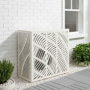Copertura per condizionatore d'aria Bianco 110 x 50 x 105 cm