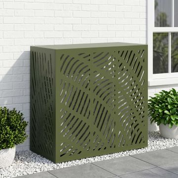 Copertura per condizionatore d'aria Verde Oliva Acciaio