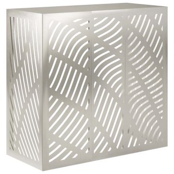 Copertura per condizionatore d'aria Argento 110 x 50 x 105 cm